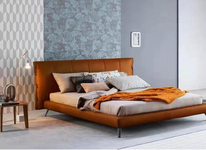 Upholstery Double Beds Metal Design Luxury Bed Bedroom Italian